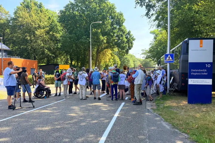 protestacties vliegbasis Vonkel