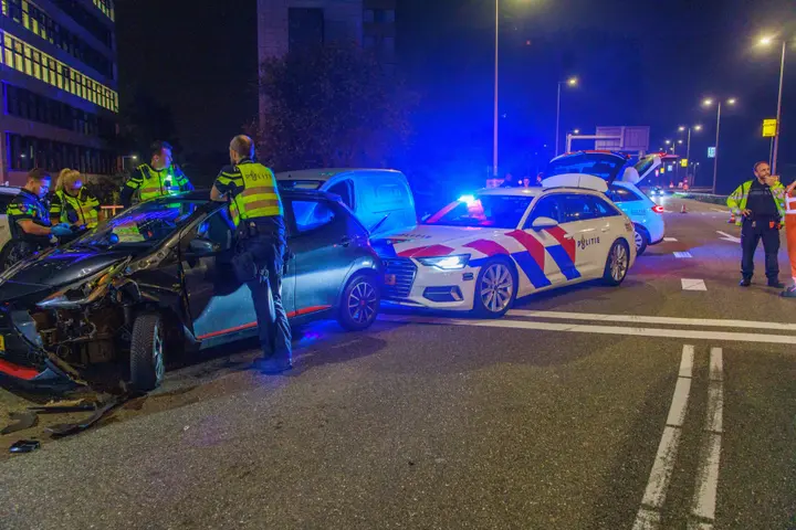 Achtervolging politie A6