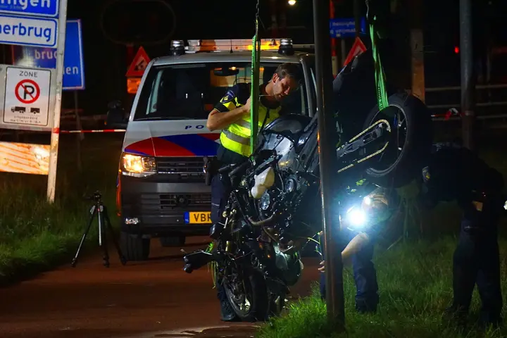Motorrijder ernstig gewond ongeval Groningen