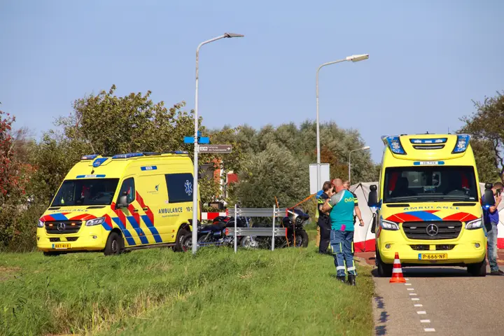 Motorrijder overleden Breezand