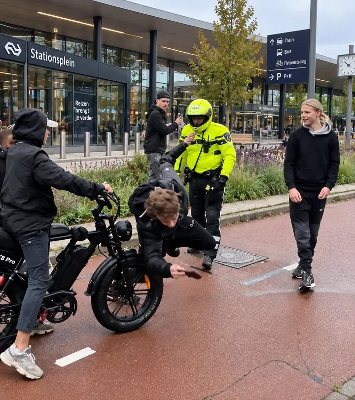 Politie vs fatbikers
