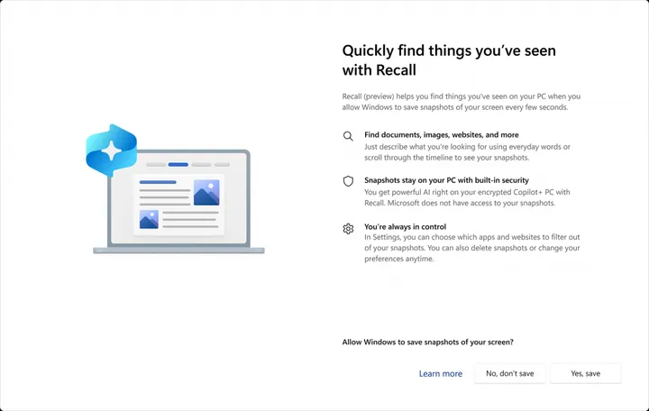recall microsoft ai