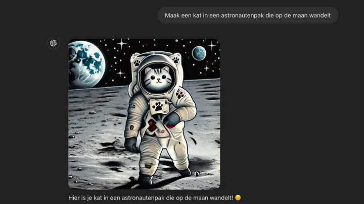 dall-e afbeelding in chatgpt