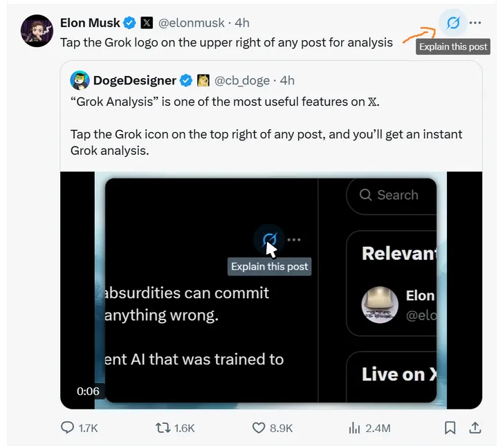 Grok analysis