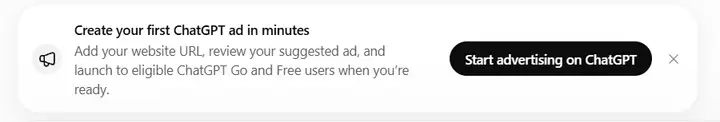 chatgpt ads