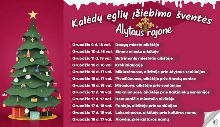 1kaledu egluciu iziebimo sventes alytaus rajone