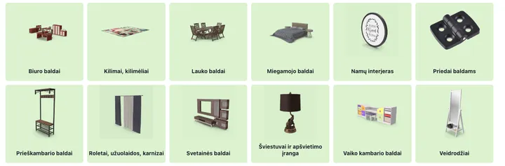idejos namu interjerui 2024 2