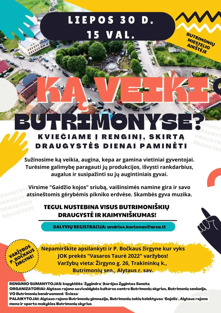 plakatas butrim