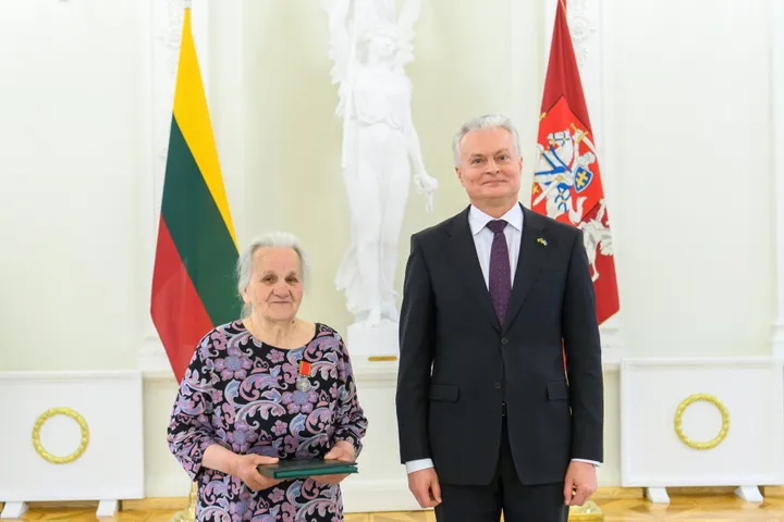 prezidentas apdovanojo