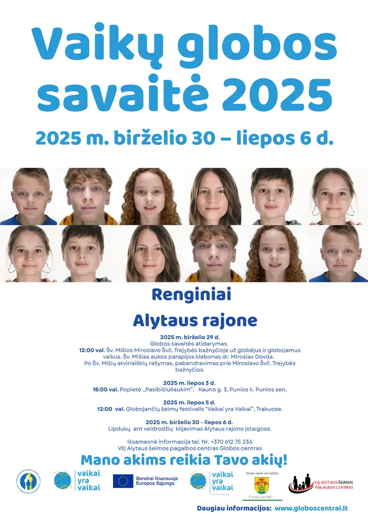 vaiku globos savaite 2025 renginiai alytaus rajone1