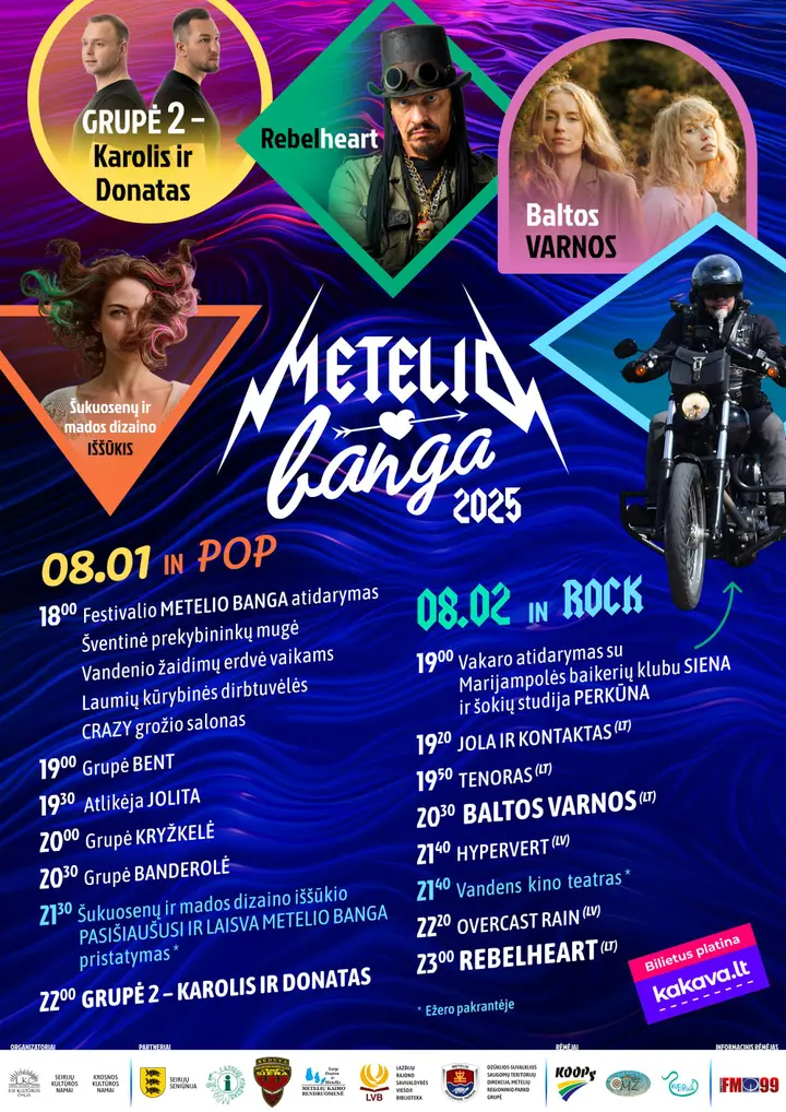 METELIO BANGA skelbimas