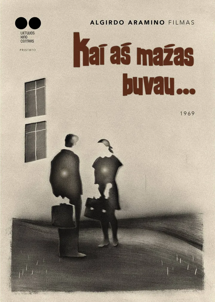 Kai as mazas buvau. Poster web-LT