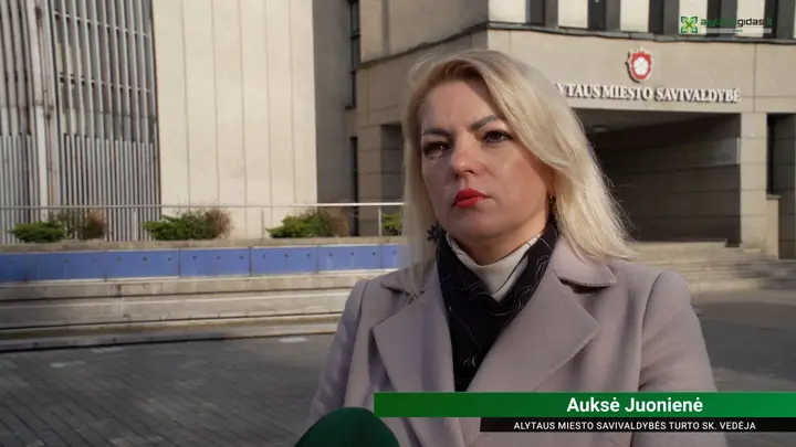 Alytaus miesto savivaldybės Turto skyriaus vedėja Auksė Juonienė