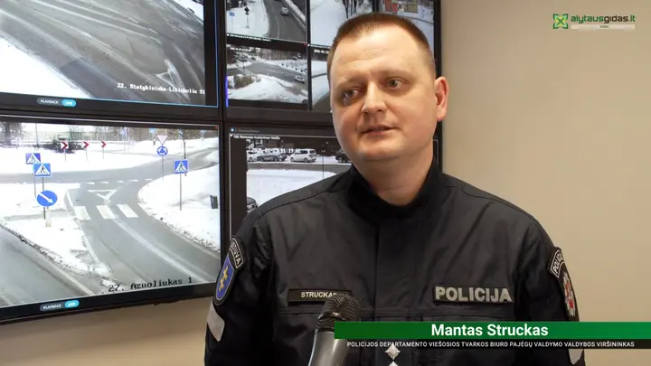 Policijos departamento prie LR VRM Viešosios tvarkos biuro Pajėgų valdymo valdybos viršininkas Mantas Struckas