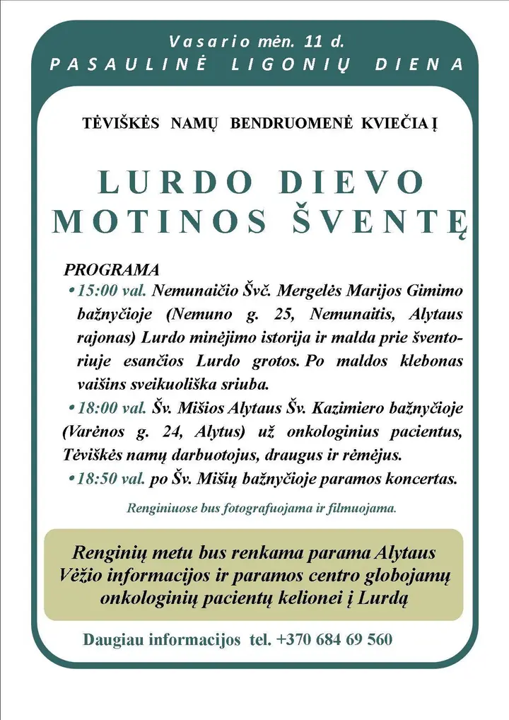 Ligoniu diena 26 02 11