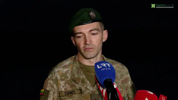 mjr. Gintautas Ciunys, Lietuvos kariuomenės atstovas