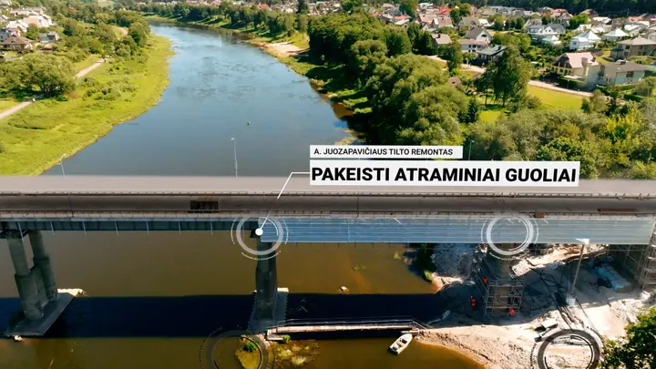 A. Juozapavičiaus tilto remontas