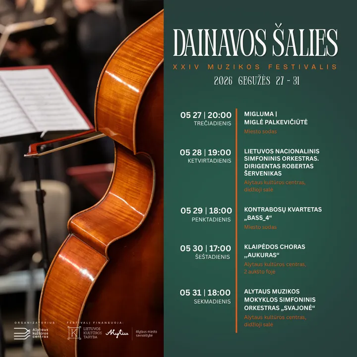 Dainavos Šalies festivalio PROGRAMA 1x1 A