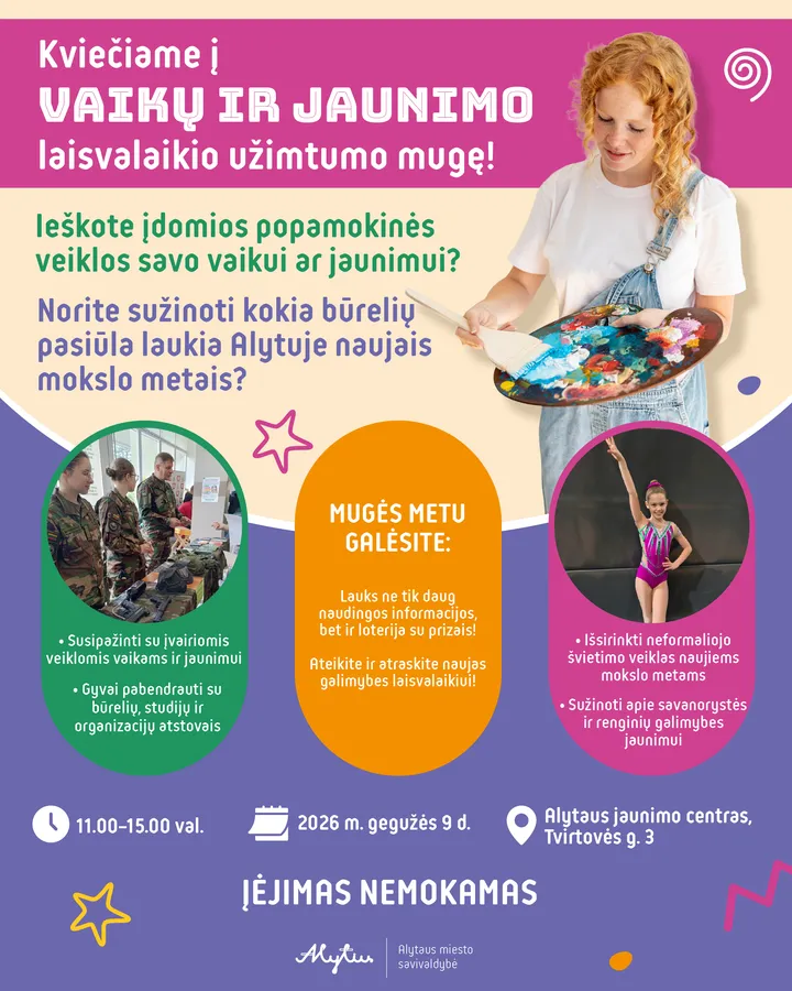 FB Vertikalus 1080x1350 - Vaikų užimtumo mugė