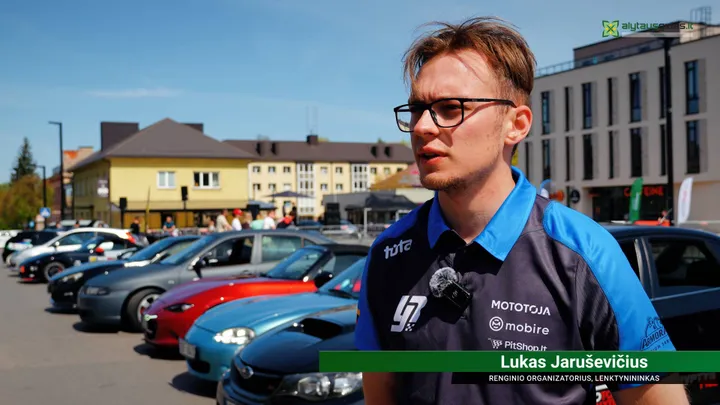 Lukas Jaruševičius, renginio organizatorius, lenktynininkas