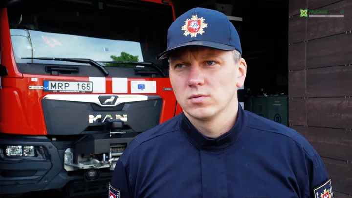 Modestas Kazlauskas, Alytaus priešgaisrinės gelbėjimo tarnybos I-osios komandos viršininkas