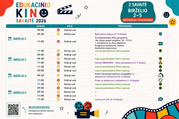 Edukacinis kinas_antra savaite
