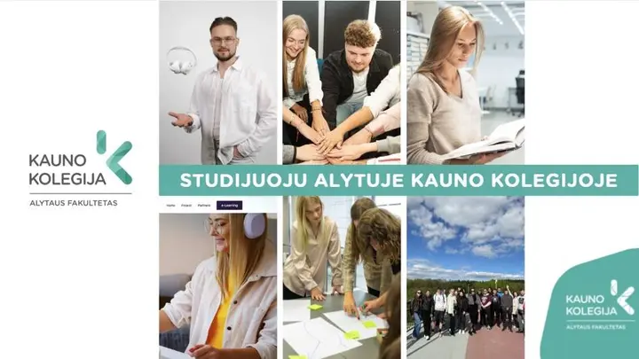 Studijos Alytuje 2026. Alytus.Kauno kolegija