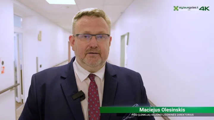 Maciejus Olesinskis, Pišo (Lenkija) rajono ligoninės direktorius