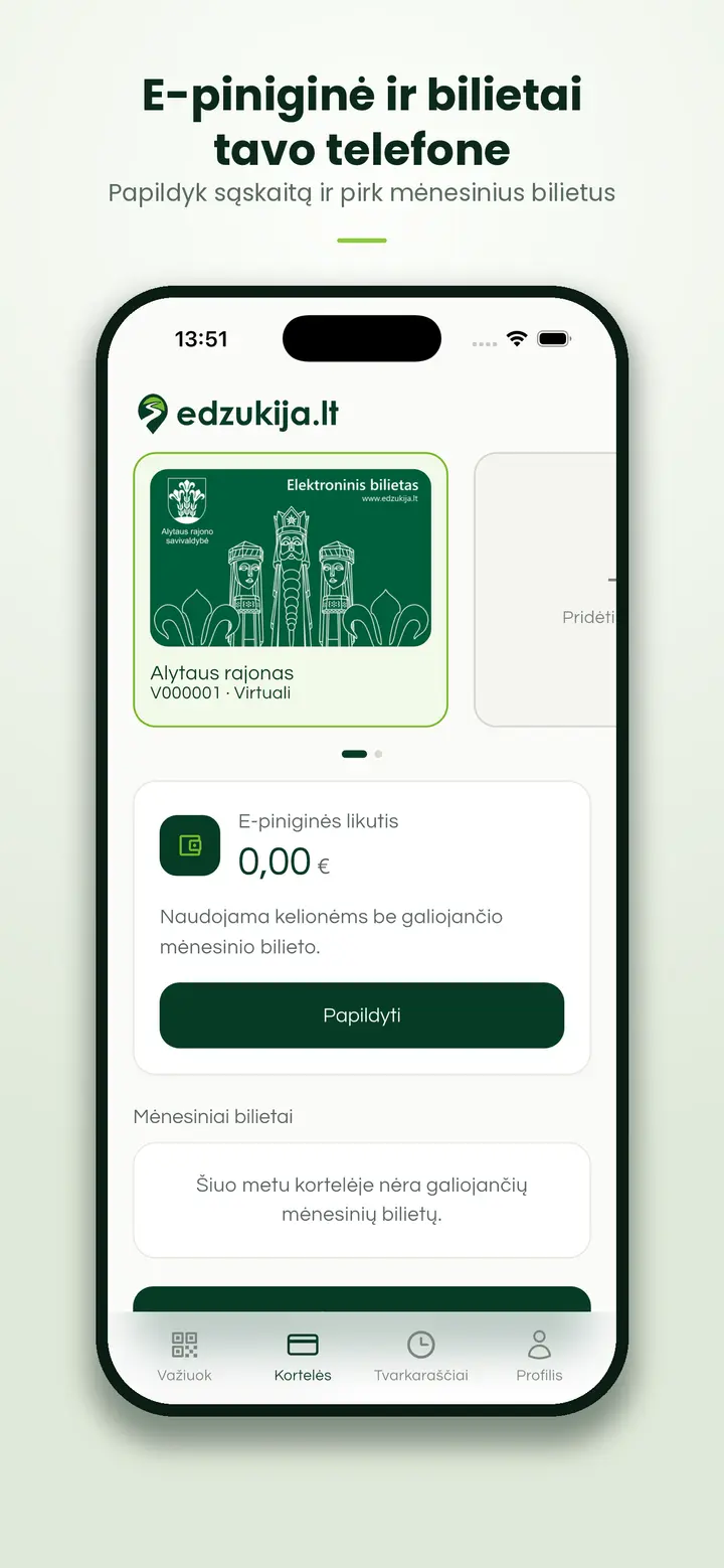 Edzūkija programėlė 3