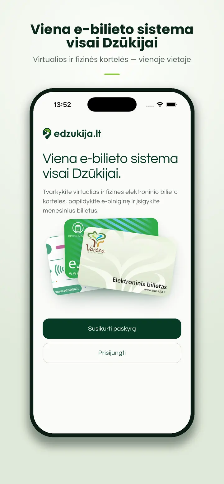Edzūkija programėlė