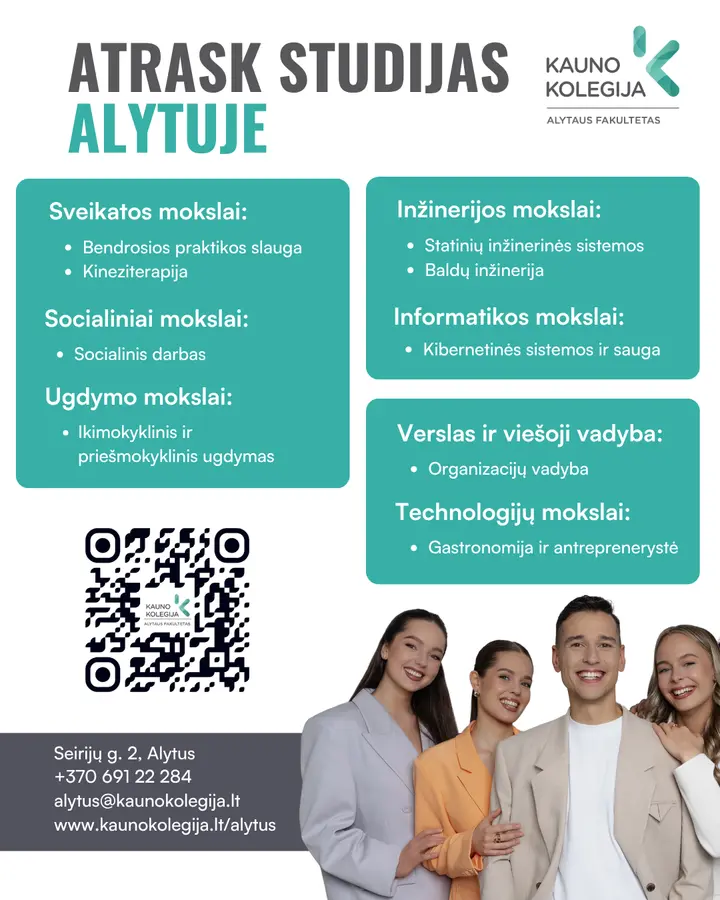 Studijos Alytuje,Kauno kolegija (1)