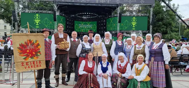 Su „Žeiria“ Dainų šventėje