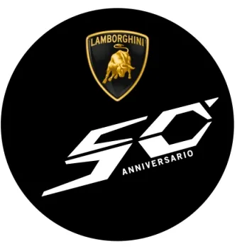 lamborghini 50th anniversary logo-2