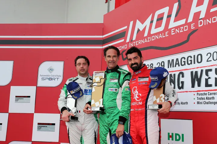 2016 CCI 02 Imola Podio Michelin Gara2 da sin DE GIACOMI ZANINI CASSARA