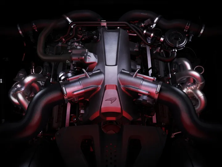 Il motore della nuova McLaren 720S