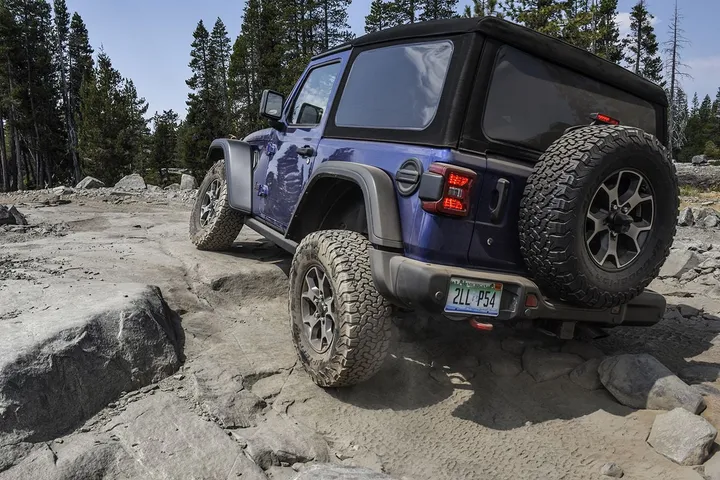 Jeep Wrangler Rubicon Trail