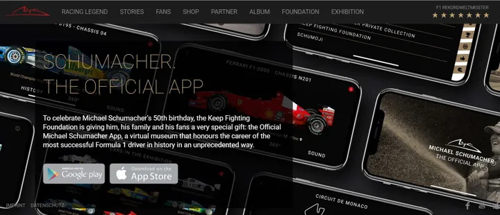 App Michael Schumacher