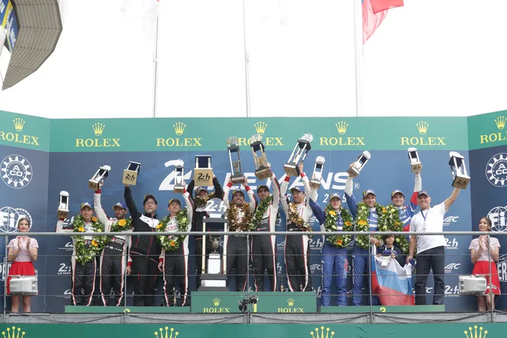 Podio 24 Ore di Le Mans 2019