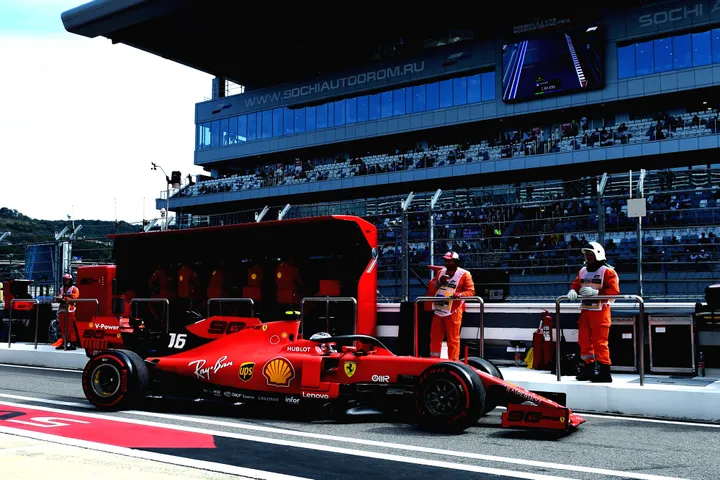 Charles Leclerc prove libere GP Russia 2019