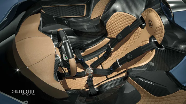 Maserati Millemiglia rendering interni