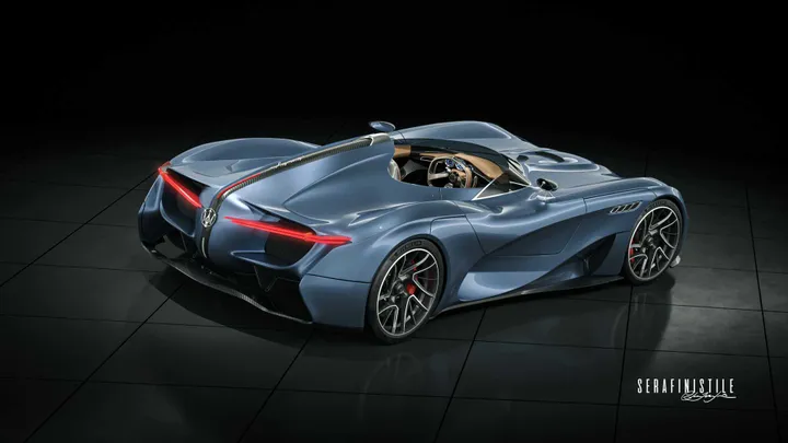 Maserati Millemiglia render vista posteriore