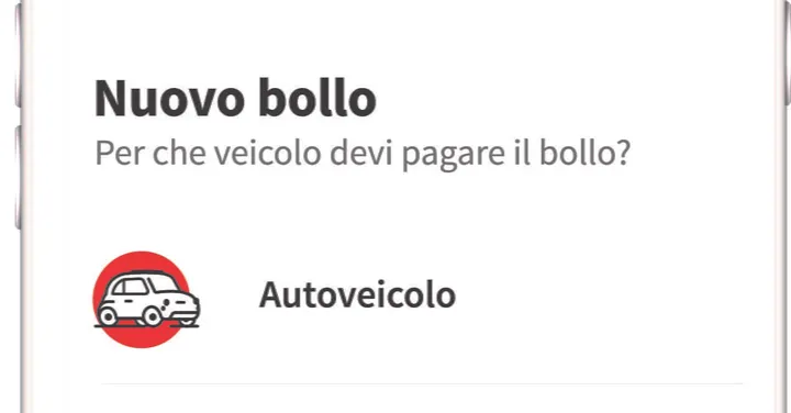 pagare bollo auto con satispay