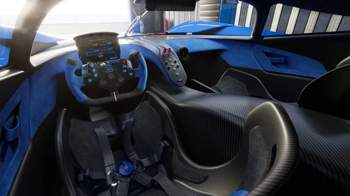interni bugatti bolide