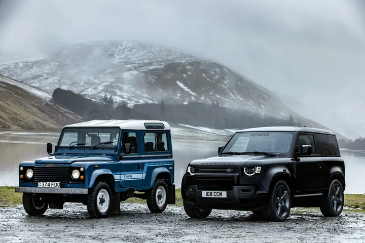 land rover defender v8