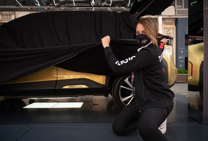 Toyota Yaris Cross giro d'italia