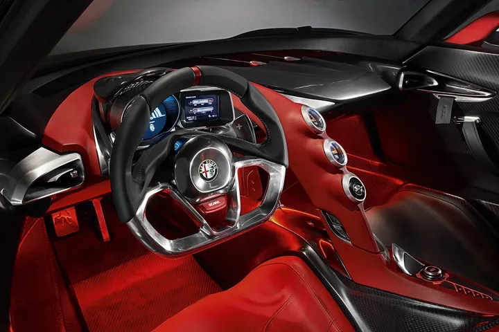 interni alfa romeo 4c concept