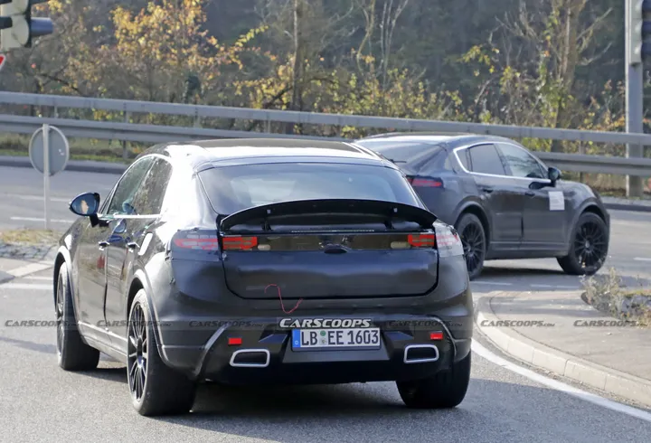 Porsche macan EV Posteriore