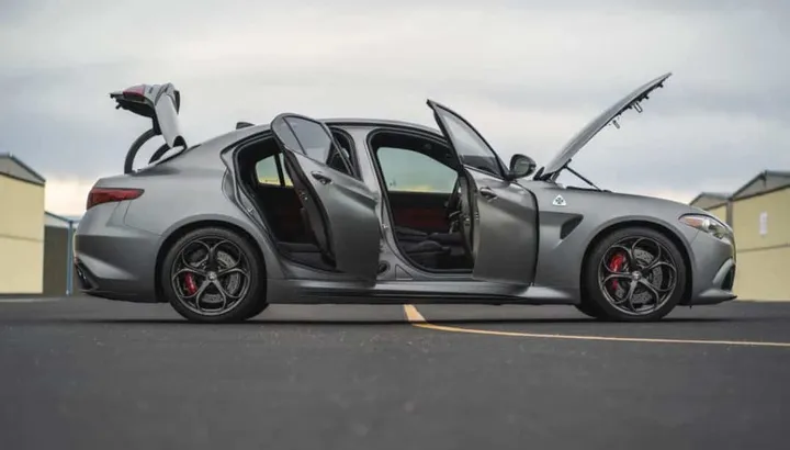 giulia quadrifoglio nring bring a trailer