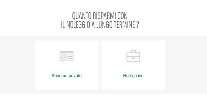 risparmio noleggio a lungo termine