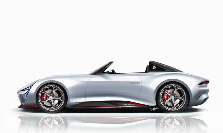 alfa romeo duetto nuova laterale